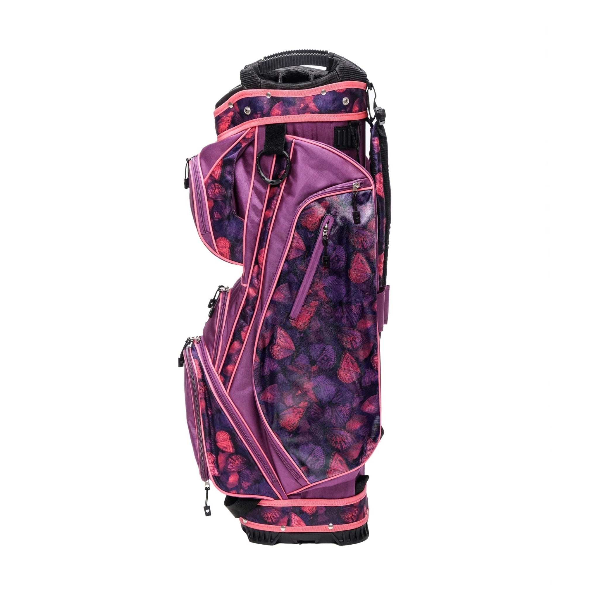 Butterfly Wings Cart Golf Bag - Black Girl Golf
