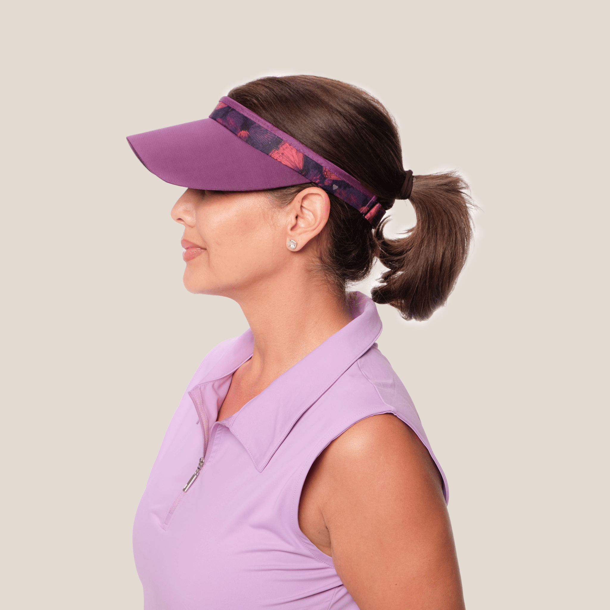 Butterfly Wings Visor - Black Girl Golf
