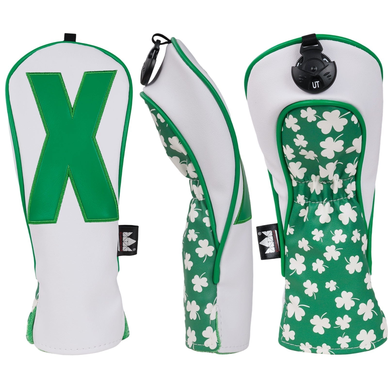 Caddie Whites & Lucky Greens Headcovers - Black Girl Golf