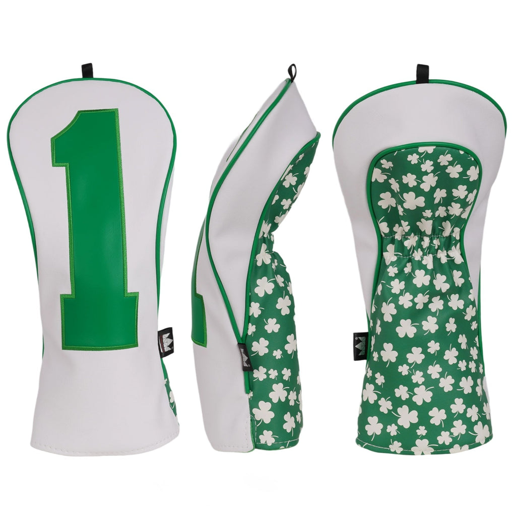 Caddie Whites & Lucky Greens Headcovers - Black Girl Golf