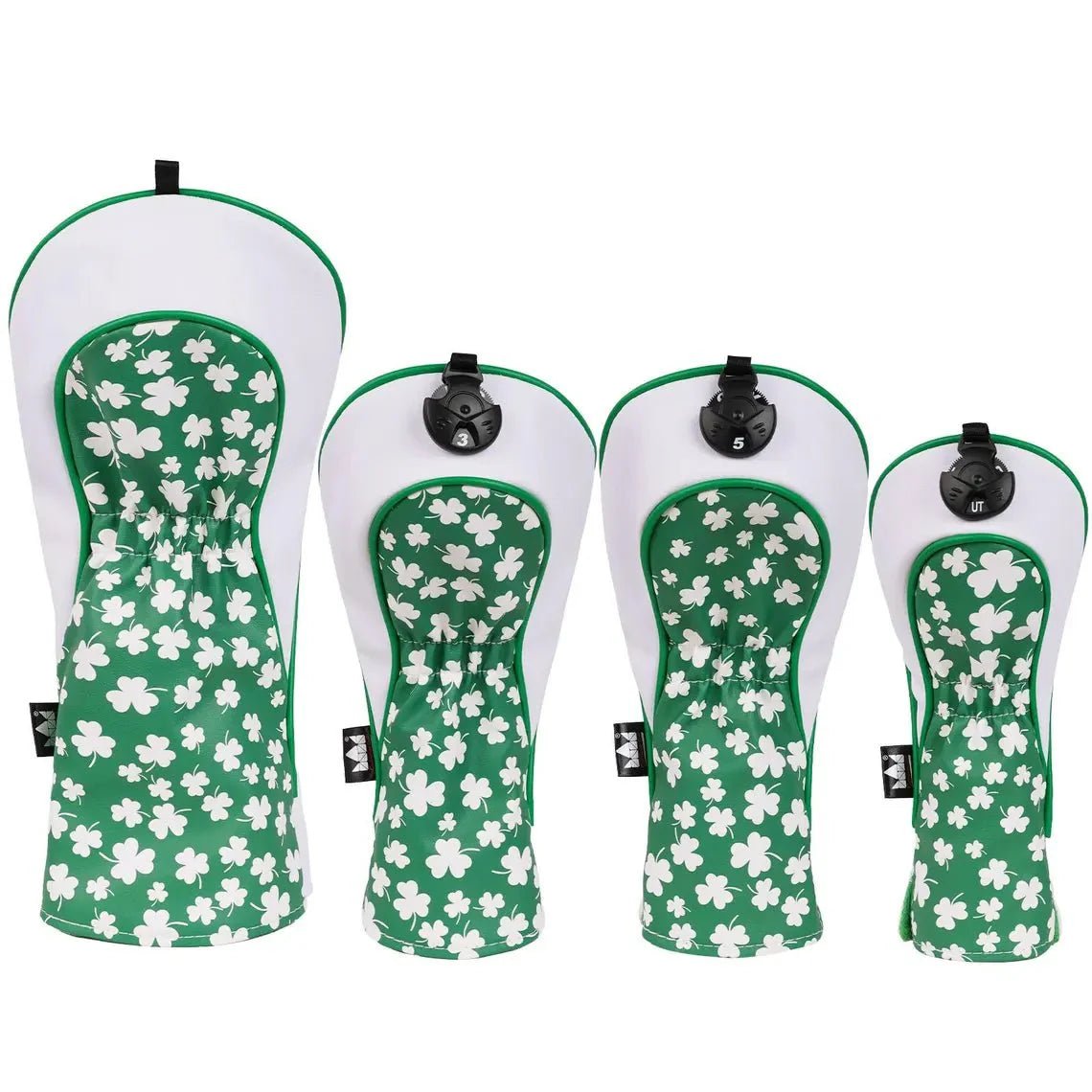 Caddie Whites & Lucky Greens Headcovers - Black Girl Golf