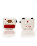 California State Flag - Mallet Putter Cover - Black Girl Golf