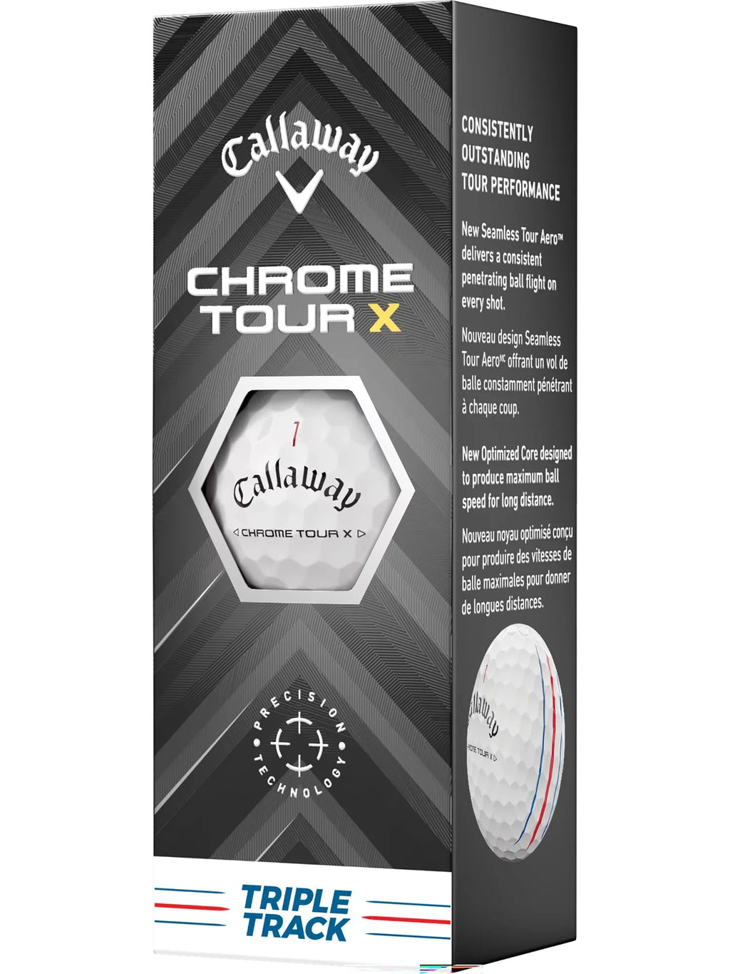 Callaway 2024 Chrome Tour X Triple Track Golf Balls - Black Girl Golf