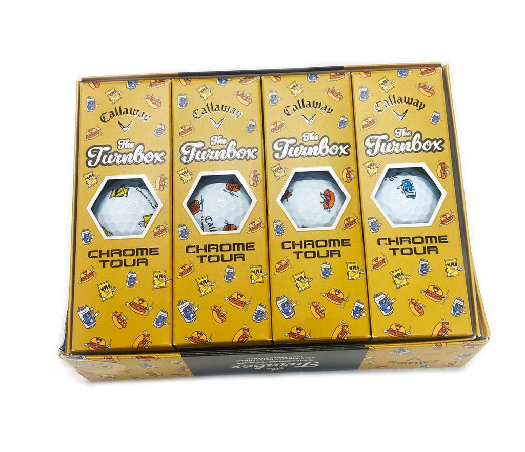 Callaway Chrome Tour Golf Balls Turnbox Snacks Limited Edition - Black Girl Golf