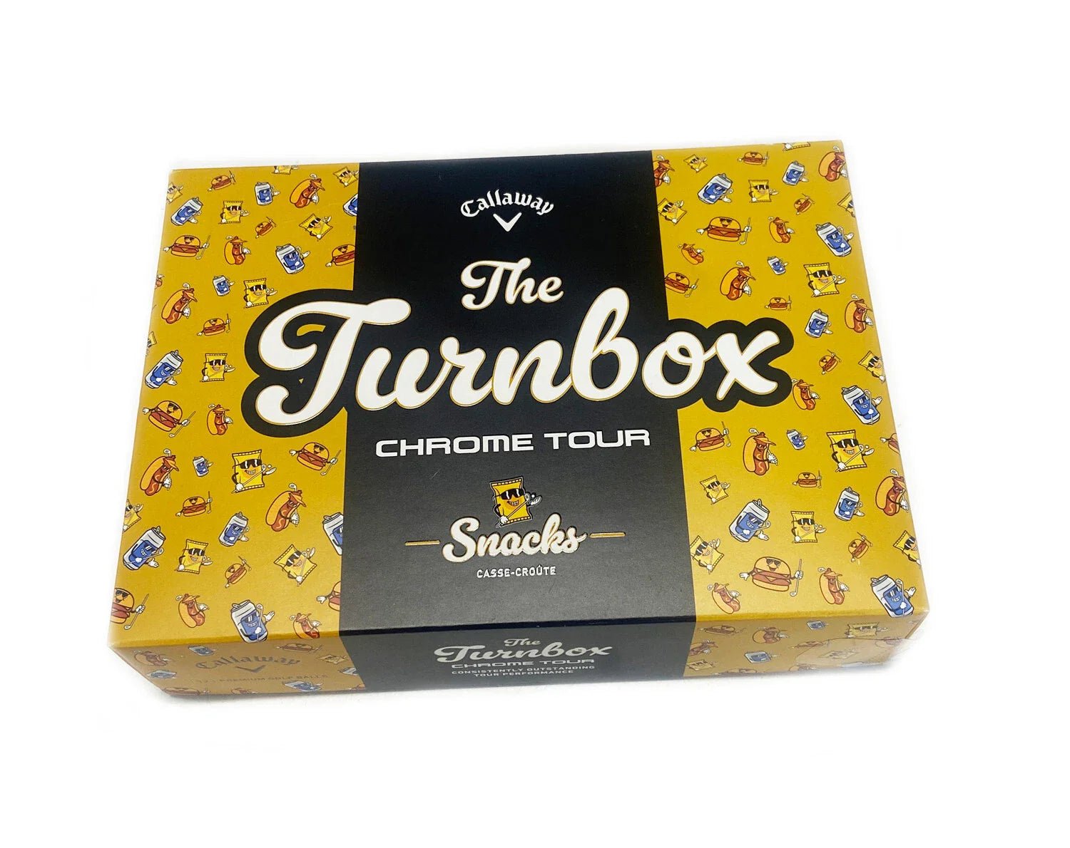 Callaway Chrome Tour Golf Balls Turnbox Snacks Limited Edition - Black Girl Golf