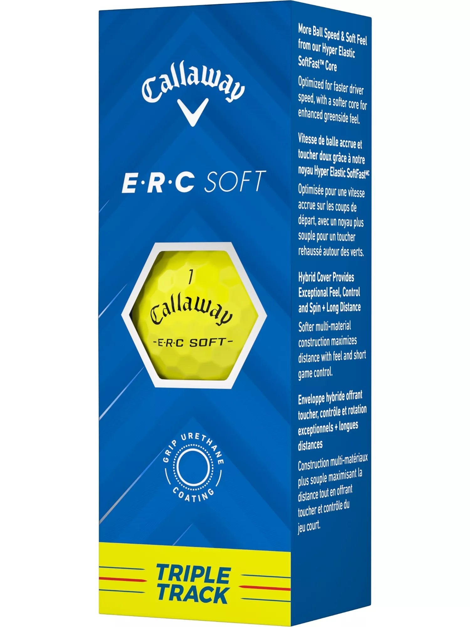 Callaway ERC Soft Golf Balls Triple Track - Black Girl Golf
