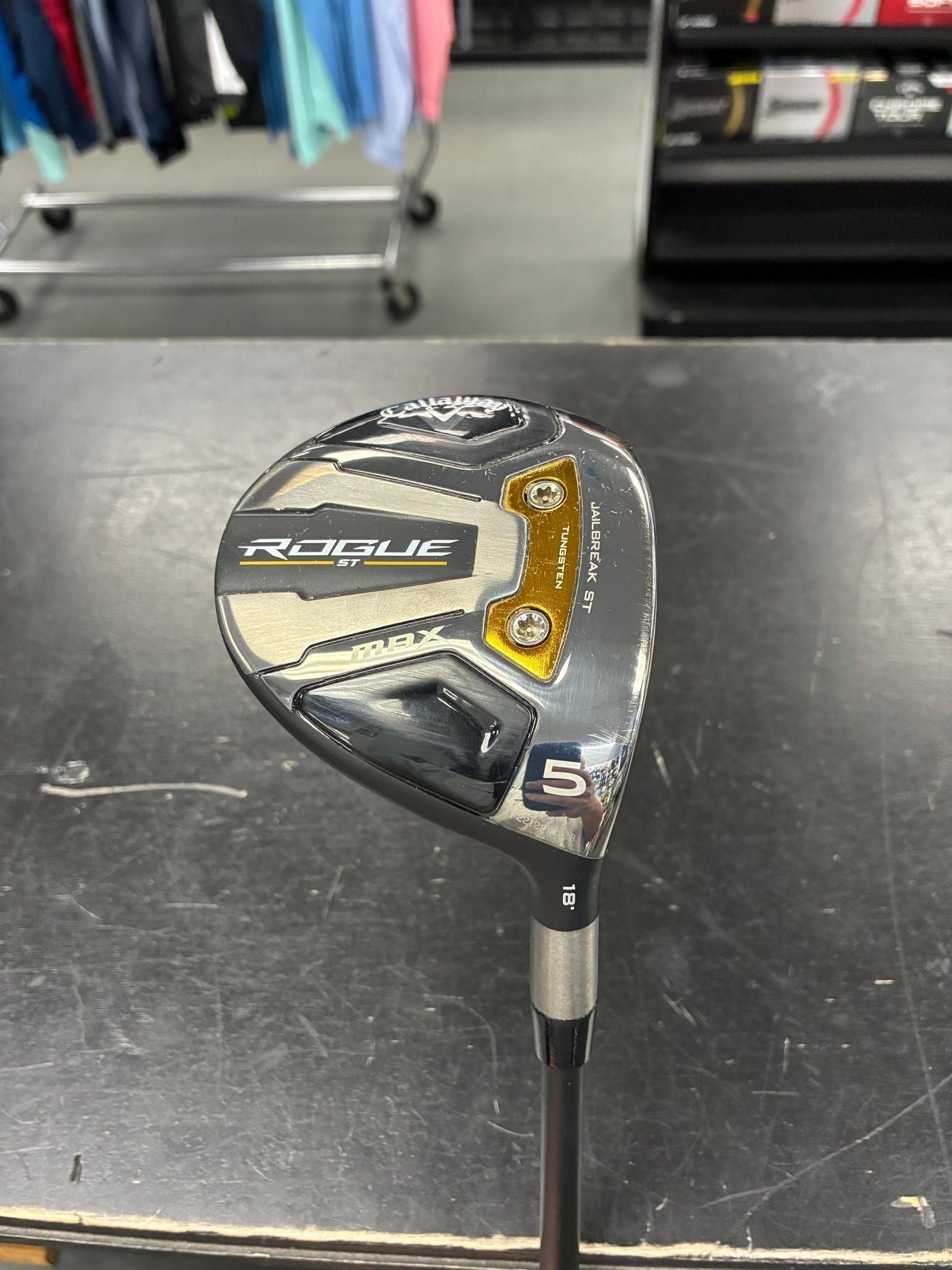 Callaway Rogue ST Max Fairway 5 Wood Right Hand Regular Flex (Used) - Black Girl Golf