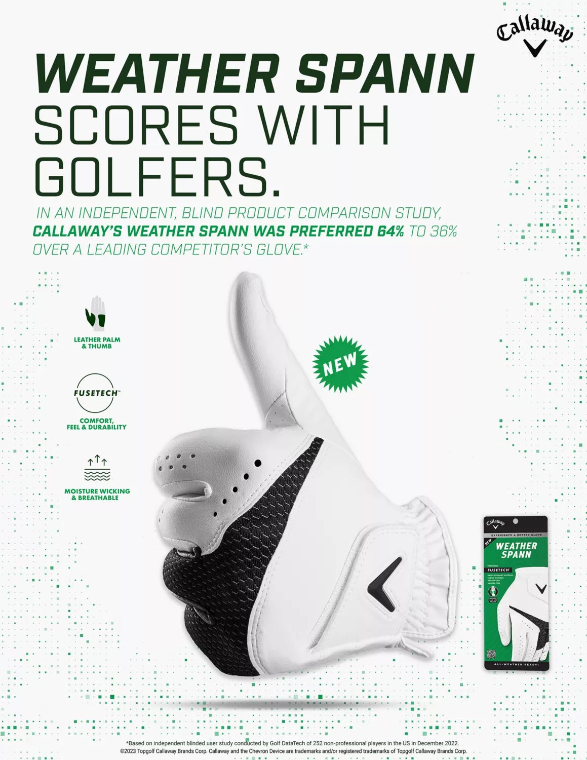 Callaway Weather Spann Golf Glove - Black Girl Golf