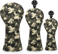 Camo Golf Headcover | Rugged Woodland Pattern + Soft - Lined Protection - Black Girl Golf
