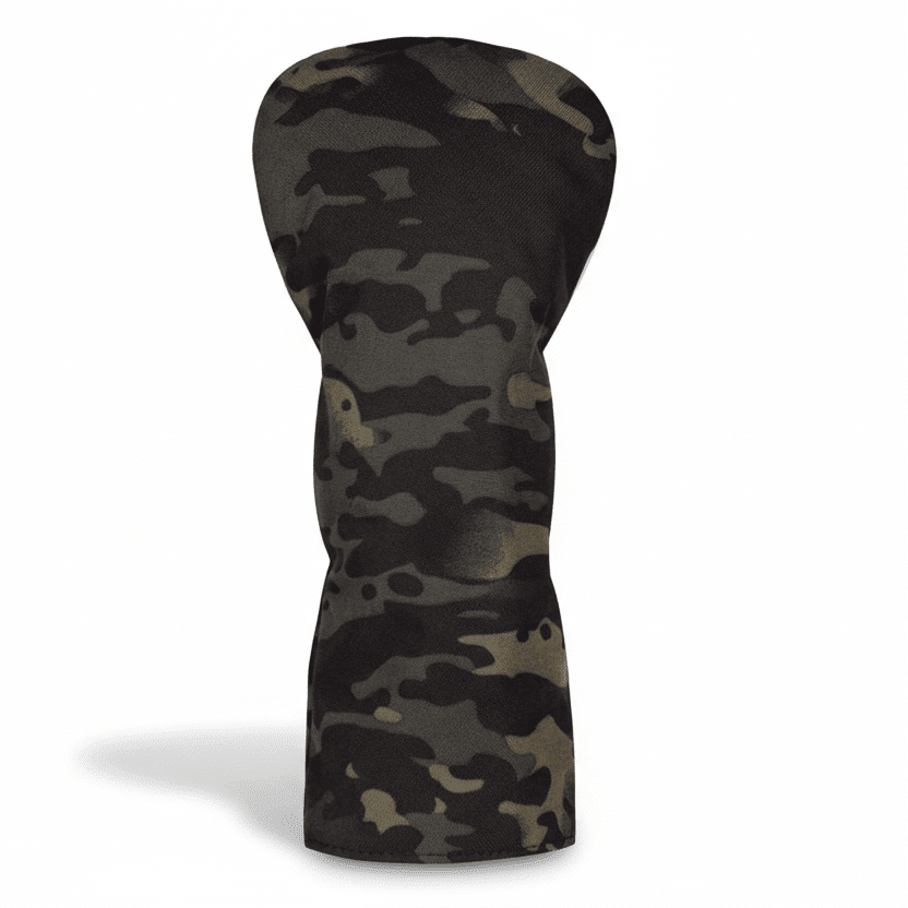 Canvas Camo Headcover - Black Girl Golf