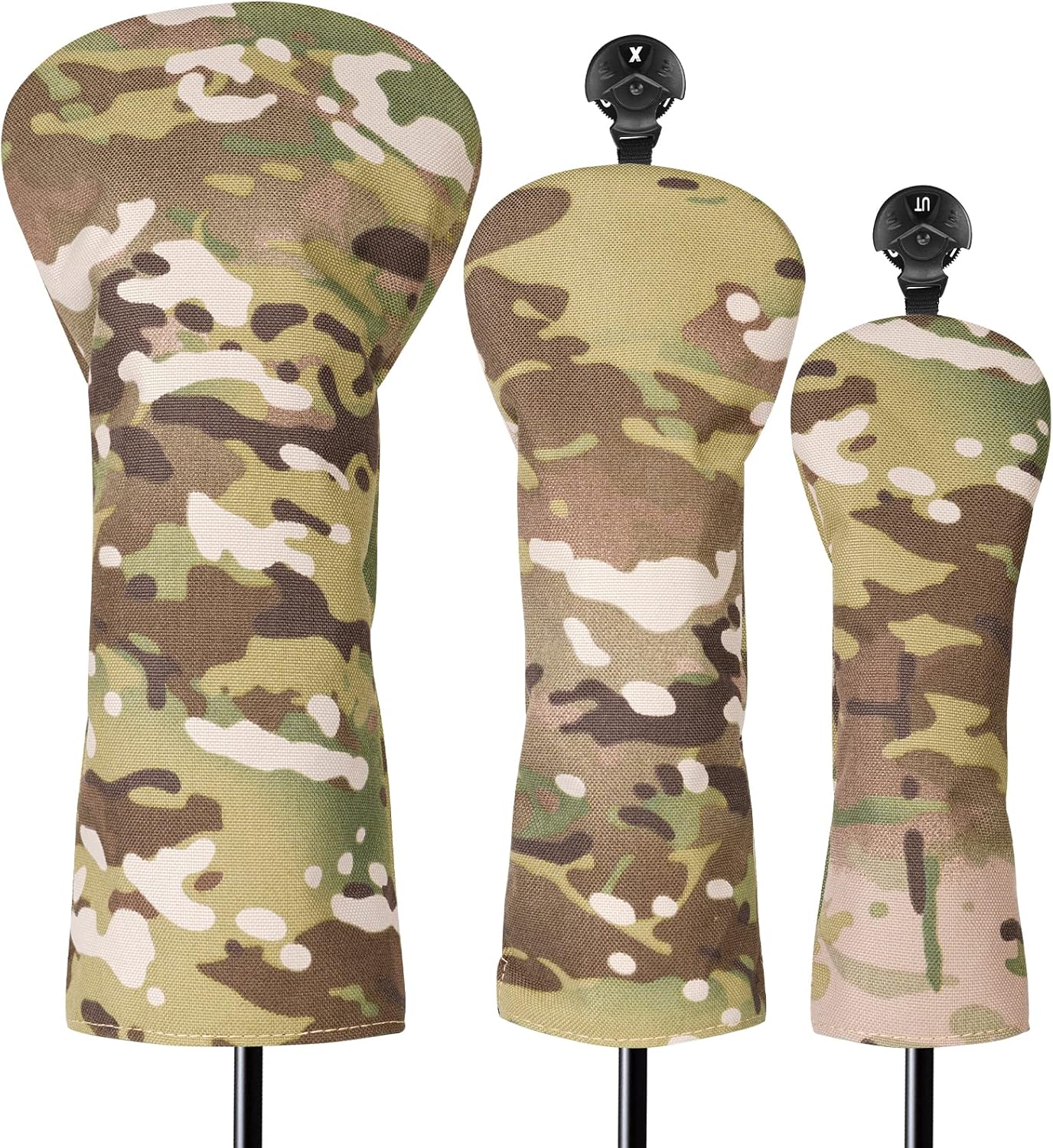 Canvas Camo Headcover - Black Girl Golf