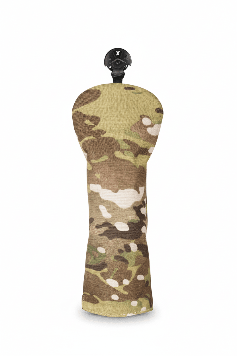 Canvas Camo Headcover - Black Girl Golf