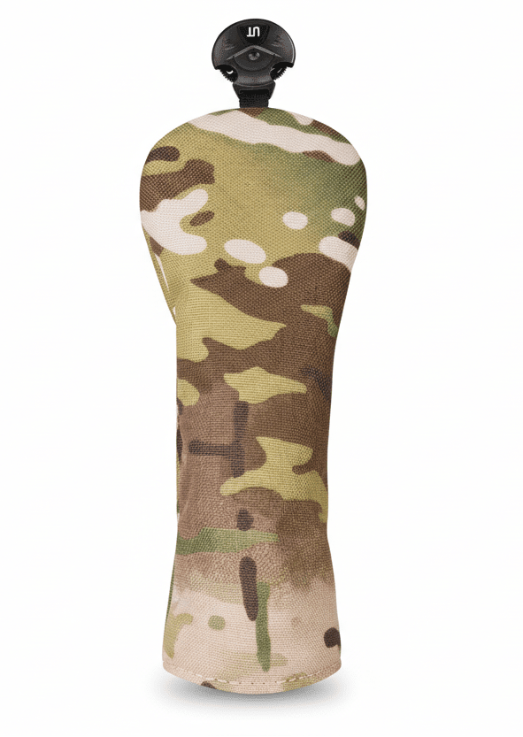 Canvas Camo Headcover - Black Girl Golf