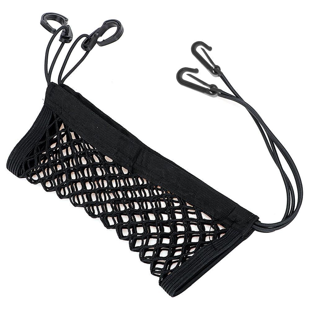 Car Storage Net Bag Organizer Holder Mesh Seat Back Hanging Trunk Luggage Hooks String Kit Off Road Car Mesh Organizer, Seat Back Net Bag, Barrier of Backseat Pet Kids Cargo Tissue Purse Holder Car Driver Storage Netting Pouch Truck Auto Accessories - Black Girl Golf