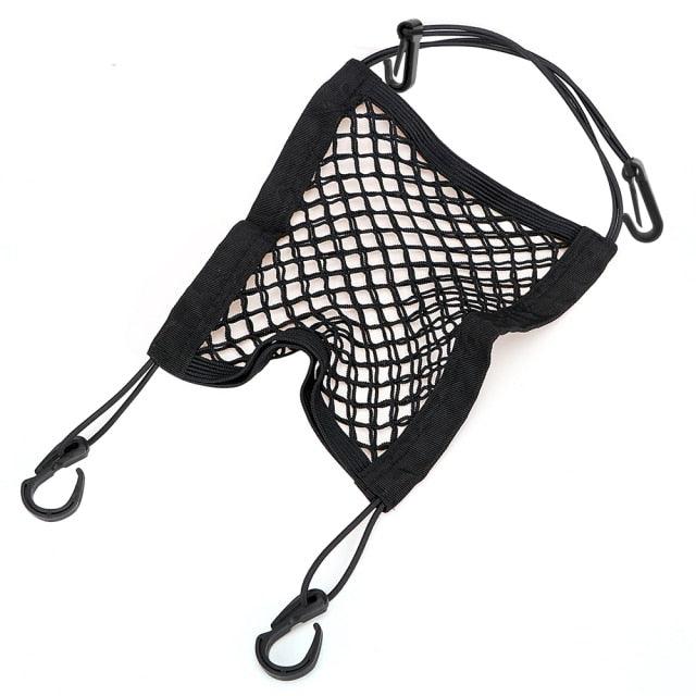 Car Storage Net Bag Organizer Holder Mesh Seat Back Hanging Trunk Luggage Hooks String Kit Off Road Car Mesh Organizer, Seat Back Net Bag, Barrier of Backseat Pet Kids Cargo Tissue Purse Holder Car Driver Storage Netting Pouch Truck Auto Accessories - Black Girl Golf