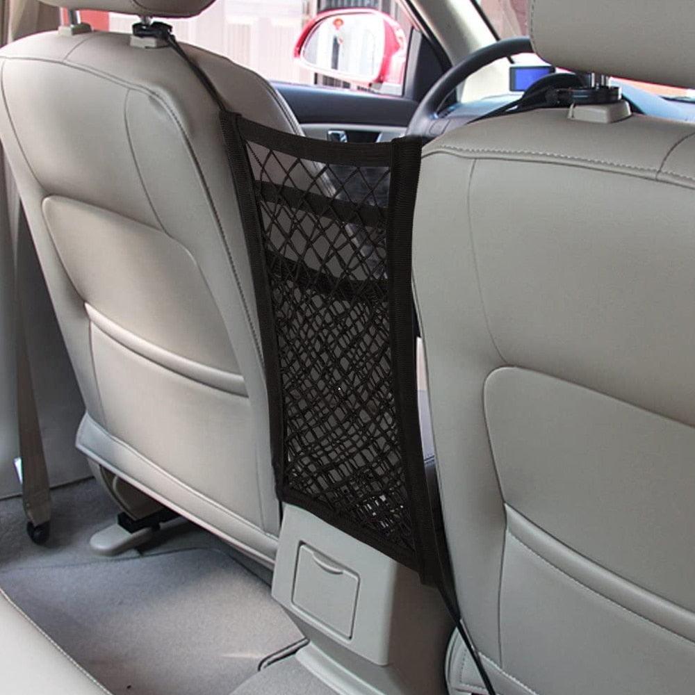 Car Storage Net Bag Organizer Holder Mesh Seat Back Hanging Trunk Luggage Hooks String Kit Off Road Car Mesh Organizer, Seat Back Net Bag, Barrier of Backseat Pet Kids Cargo Tissue Purse Holder Car Driver Storage Netting Pouch Truck Auto Accessories - Black Girl Golf