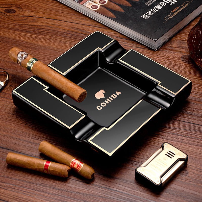 Ceramic Cigar Ashtray Collection - Black Girl Golf