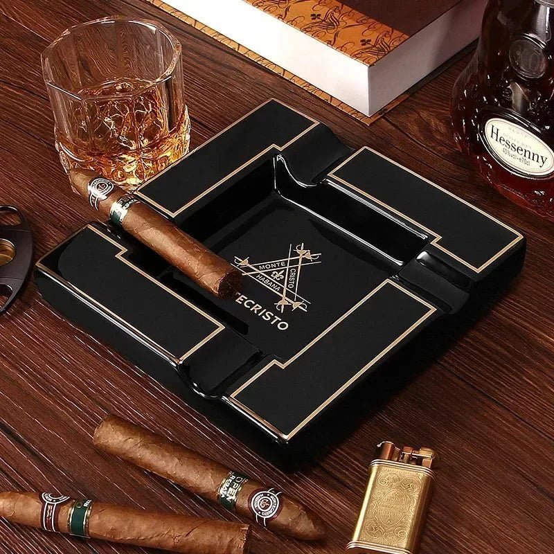 Ceramic Cigar Ashtray Collection - Black Girl Golf