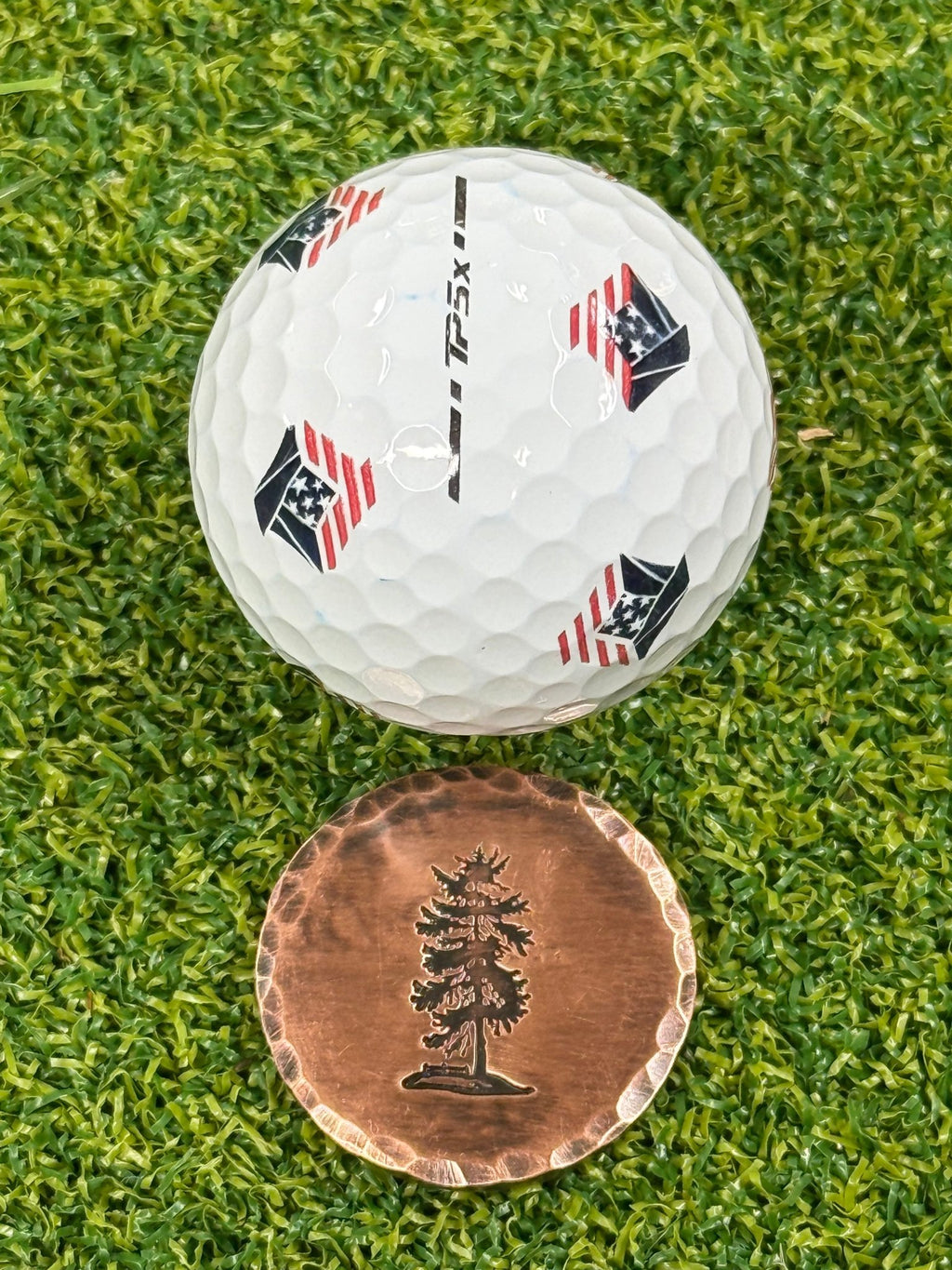 Chambers Bay Lone Fir Ball Marker - Black Girl Golf