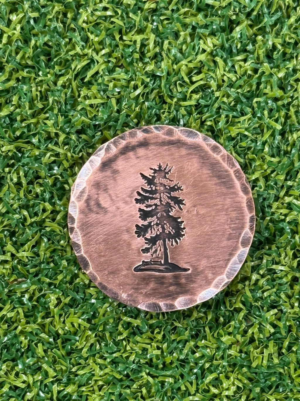 Chambers Bay Lone Fir Ball Marker - Black Girl Golf