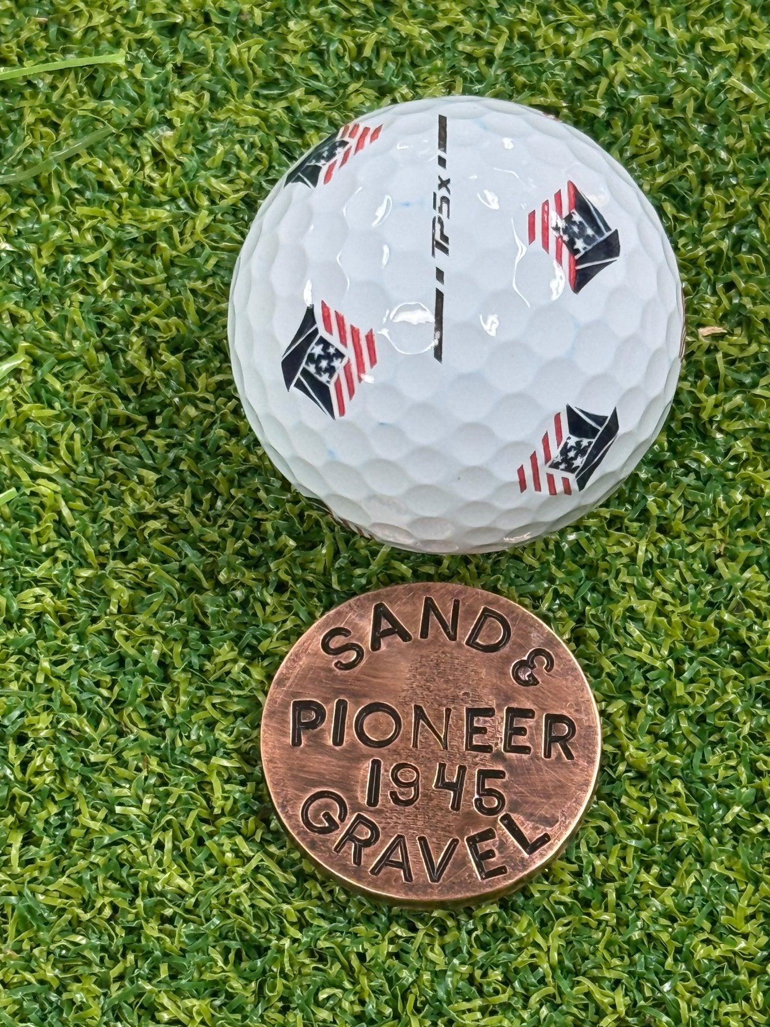 Chambers Bay Lone Fir Ball Marker - Black Girl Golf