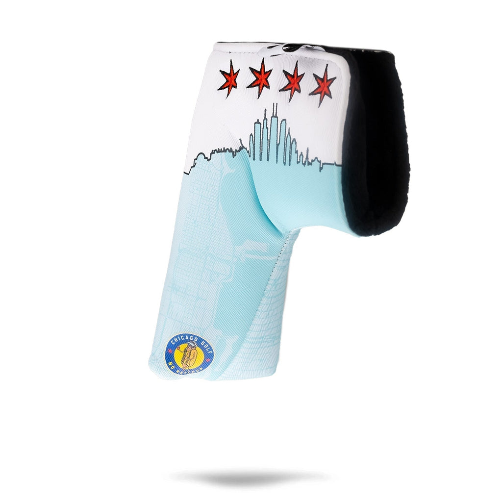 Chicago Dog - Blade Putter Cover - Black Girl Golf