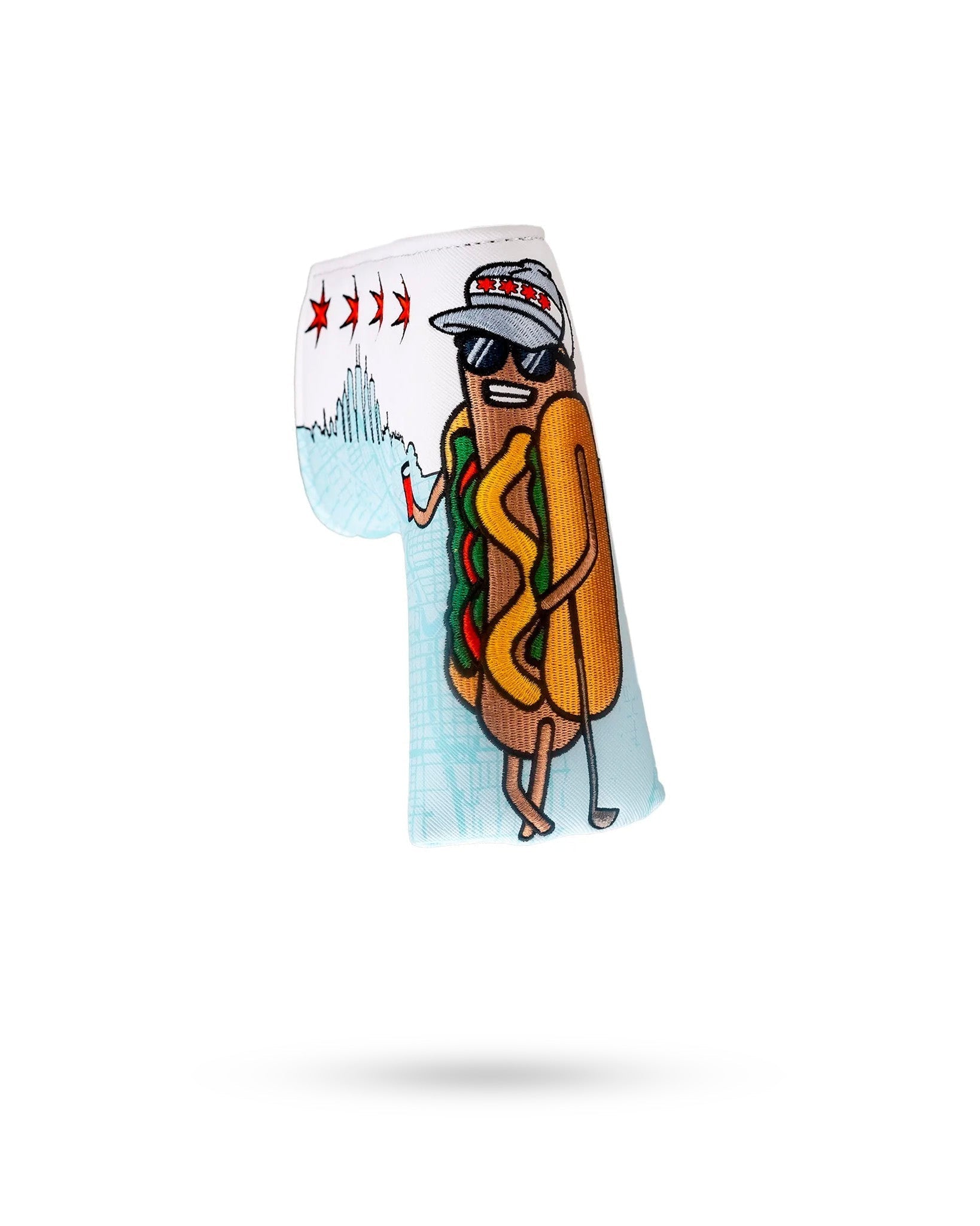 Chicago Dog - Blade Putter Cover - Black Girl Golf
