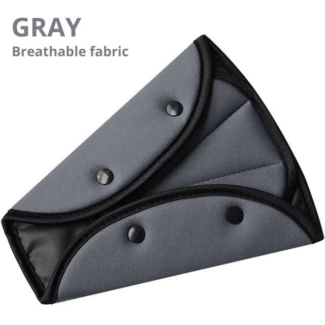 Child Seat Belt Adjustment Holder Car Anti-Neck Neck Baby Shoulder Cover Seat Belt Car Safe Seat Belt Cover Soft Adjustable Children Safety Belt Fixer Triangle Anti-ledge For Child Neck Protection Belts Seat Positioner Child Seatbelt for Kids Safety - Black Girl Golf