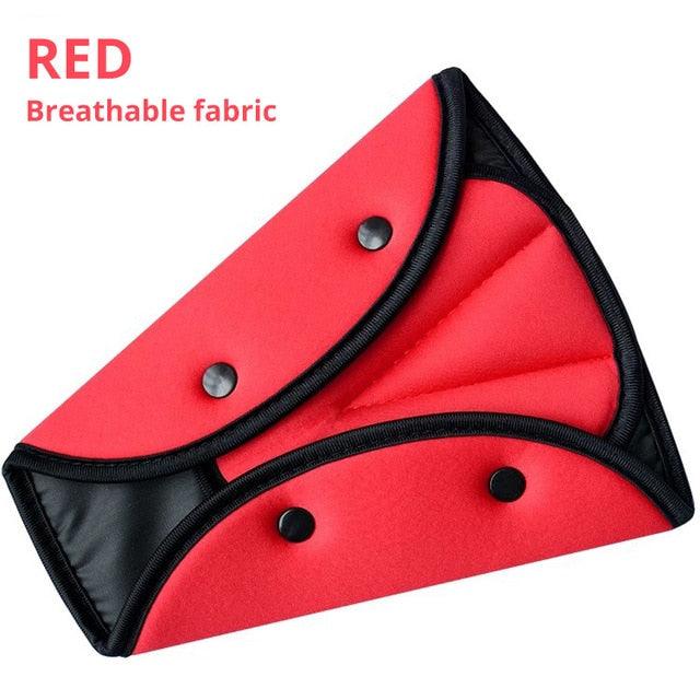 Child Seat Belt Adjustment Holder Car Anti-Neck Neck Baby Shoulder Cover Seat Belt Car Safe Seat Belt Cover Soft Adjustable Children Safety Belt Fixer Triangle Anti-ledge For Child Neck Protection Belts Seat Positioner Child Seatbelt for Kids Safety - Black Girl Golf