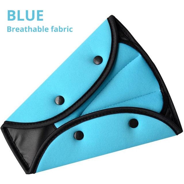 Child Seat Belt Adjustment Holder Car Anti-Neck Neck Baby Shoulder Cover Seat Belt Car Safe Seat Belt Cover Soft Adjustable Children Safety Belt Fixer Triangle Anti-ledge For Child Neck Protection Belts Seat Positioner Child Seatbelt for Kids Safety - Black Girl Golf