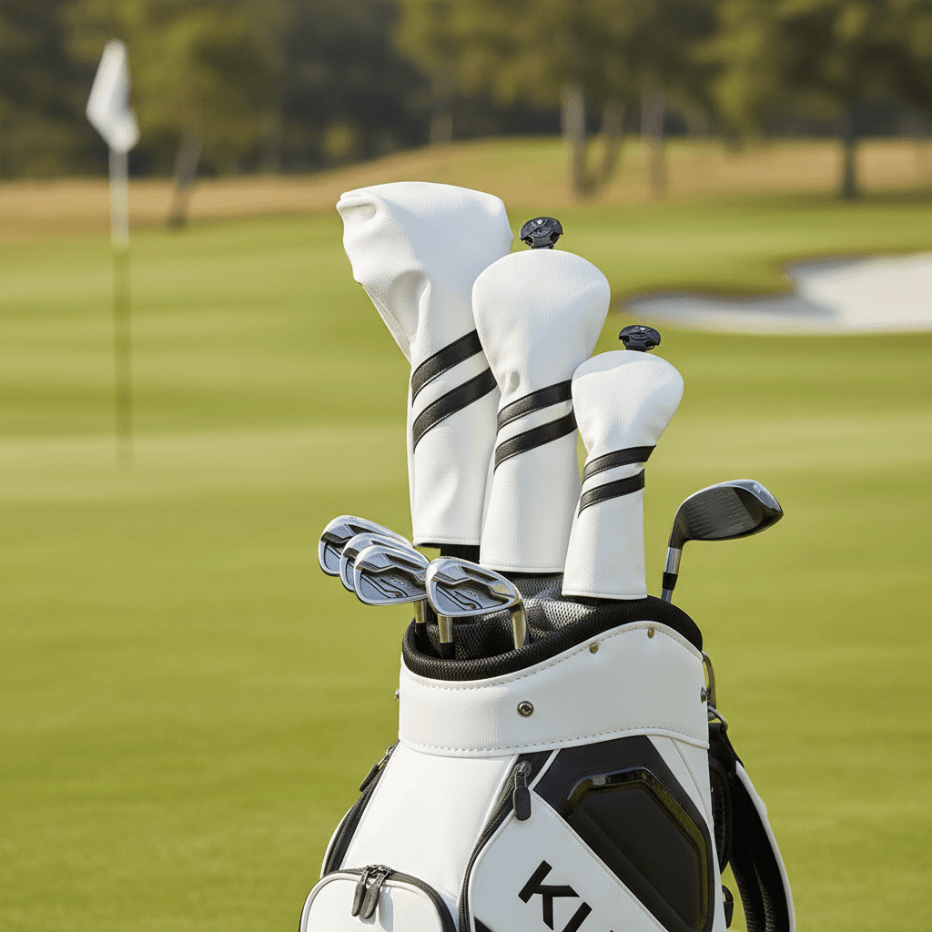 Club Rehab Premium Stripe Headcovers - Black Girl Golf