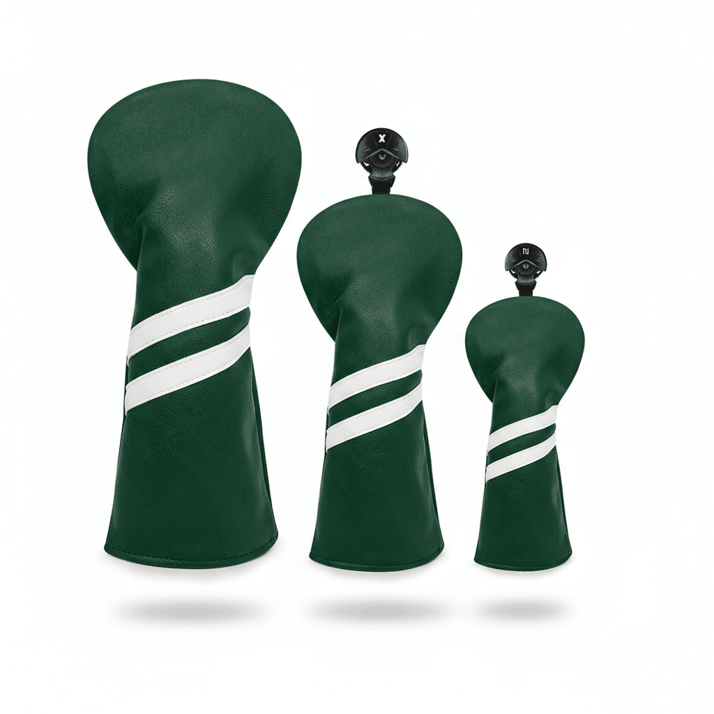 Club Rehab Premium Stripe Headcovers - Black Girl Golf