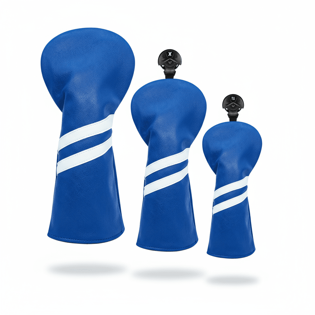 Club Rehab Premium Stripe Headcovers - Black Girl Golf