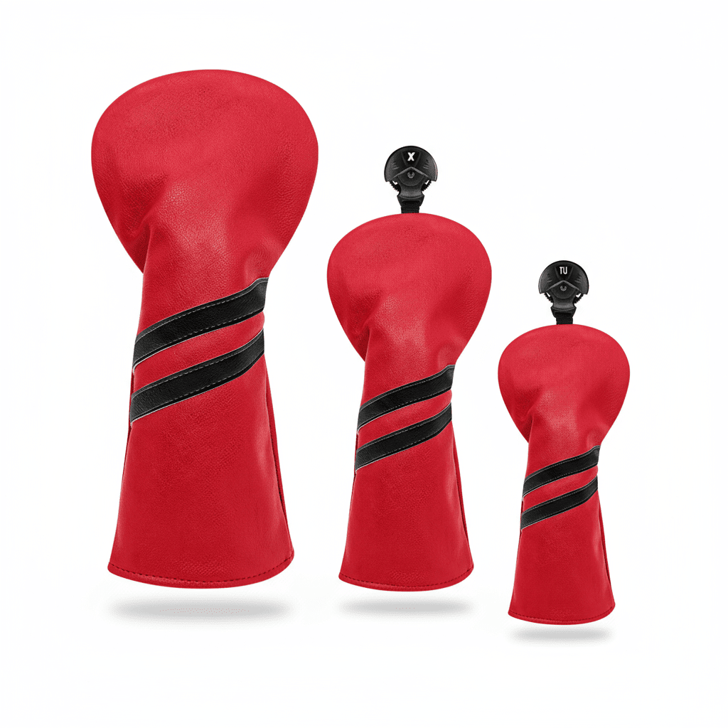 Club Rehab Premium Stripe Headcovers - Black Girl Golf