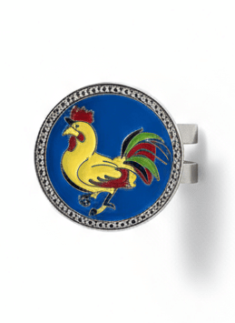 Cocky Rooster Ball Marker & Hat Clip - Black Girl Golf