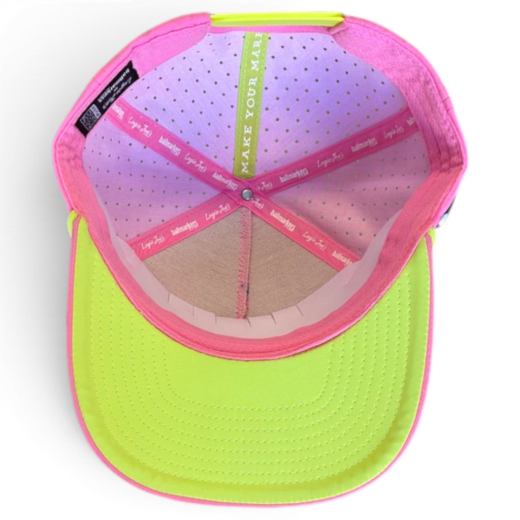 Coconut Cocktail Golf Hat | Snapback Cap | Built - in Magnetic Ball Marker Holder + Marker Included | Adjustable Coconut Cocktail - Black Girl Golf