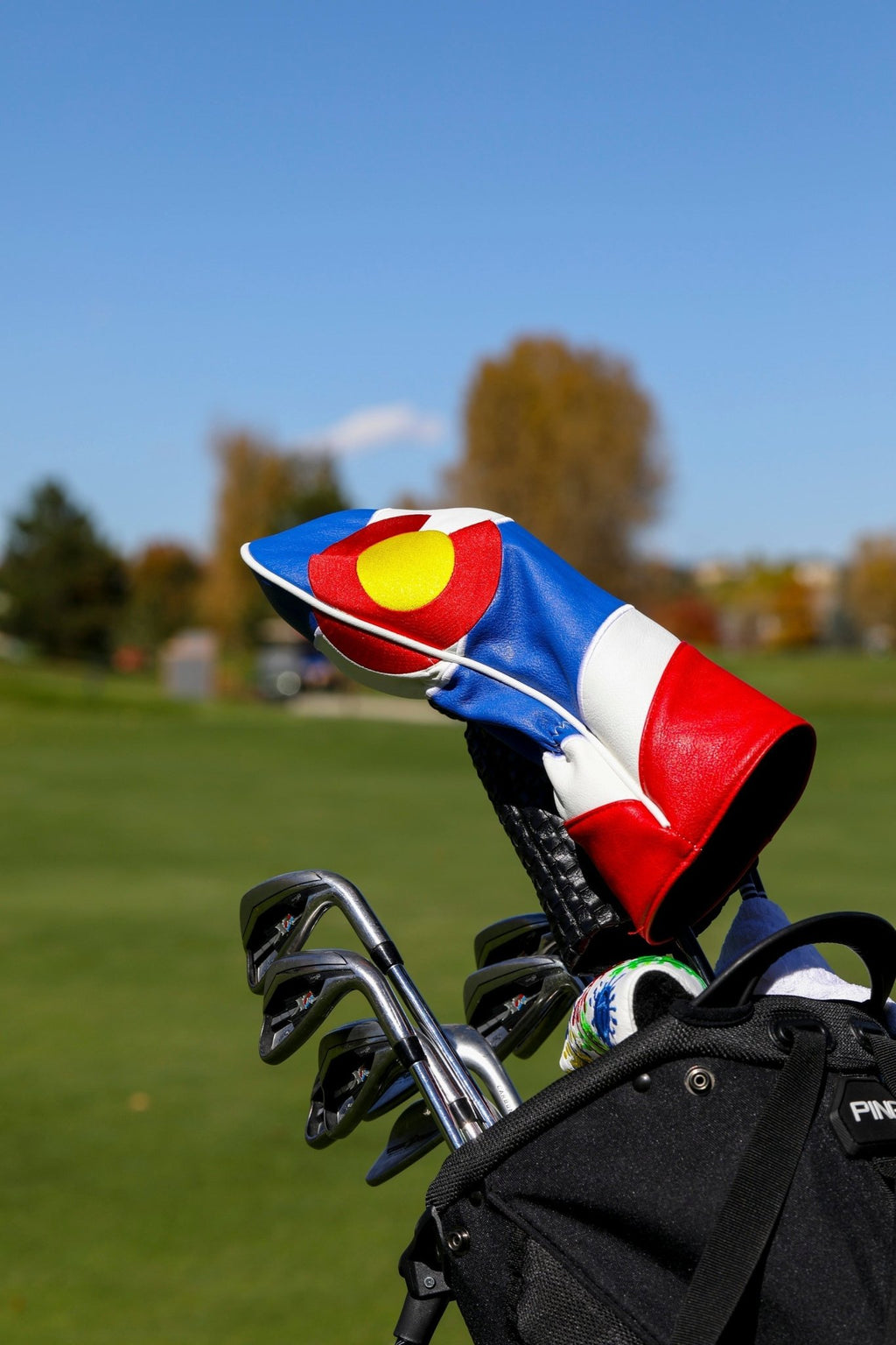 Colorado State Flag - Driver Cover - Black Girl Golf