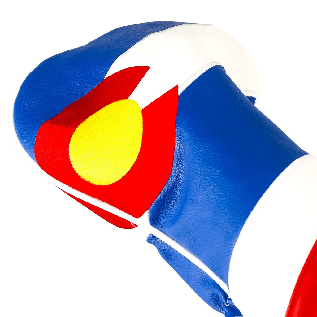 Colorado State Flag - Driver Cover - Black Girl Golf