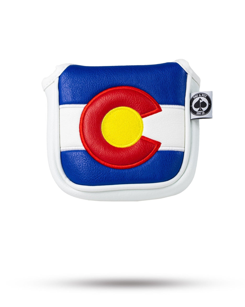 Colorado State Flag - Mallet Putter Cover - Black Girl Golf