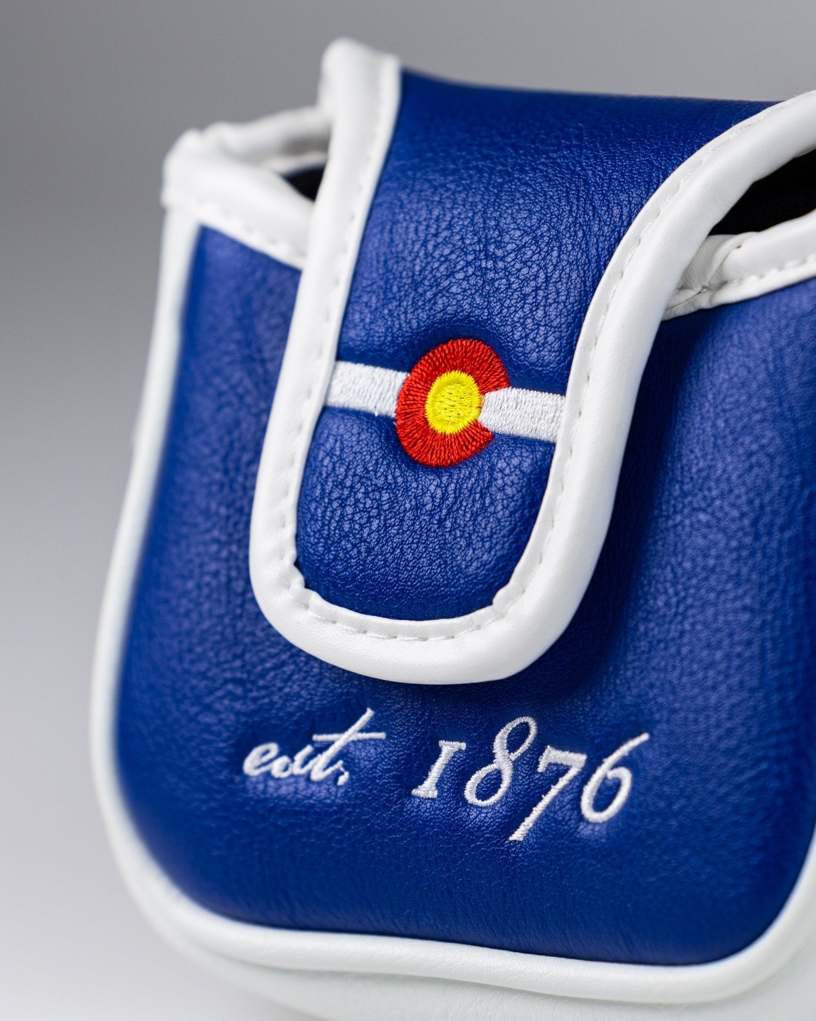 Colorado State Flag - Mallet Putter Cover - Black Girl Golf