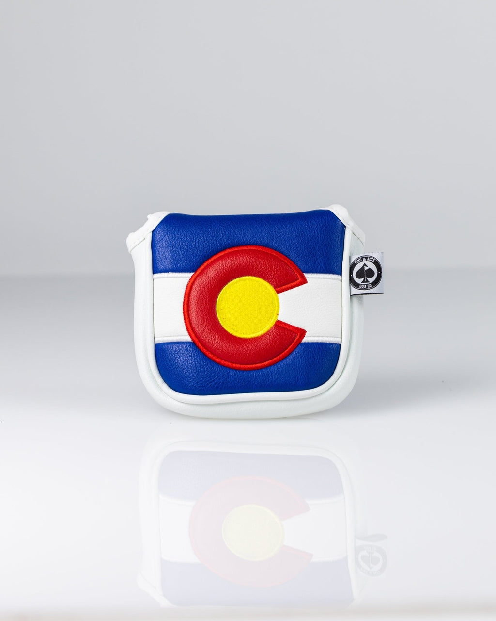 Colorado State Flag - Mallet Putter Cover - Black Girl Golf