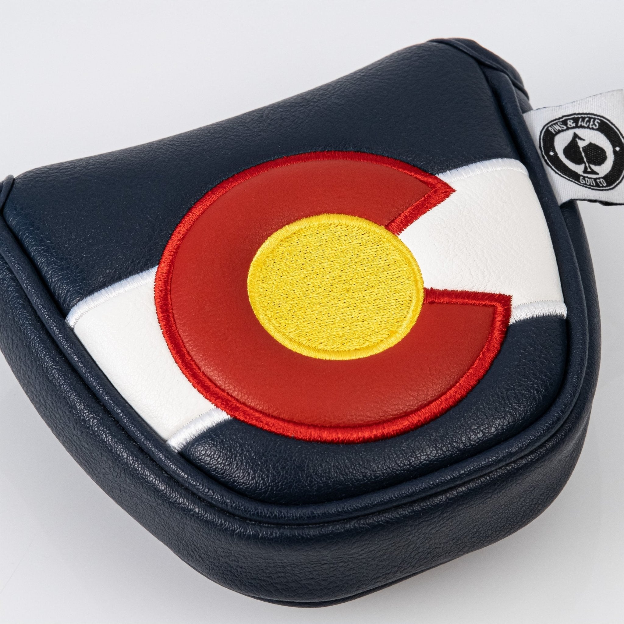 Colorado State Flag - Mallet Putter Cover - Black Girl Golf