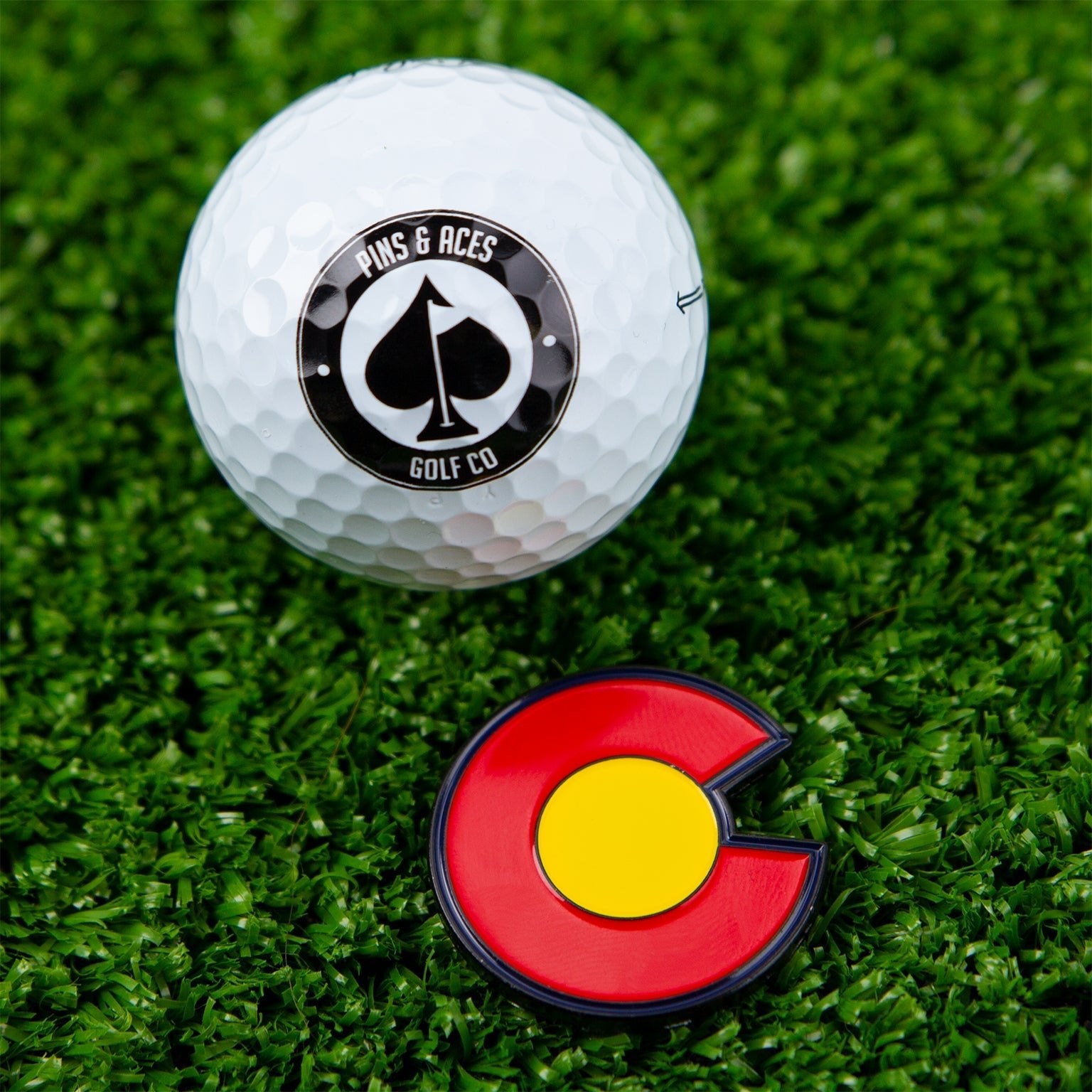 Colorado Strong Ball Marker - Black Girl Golf