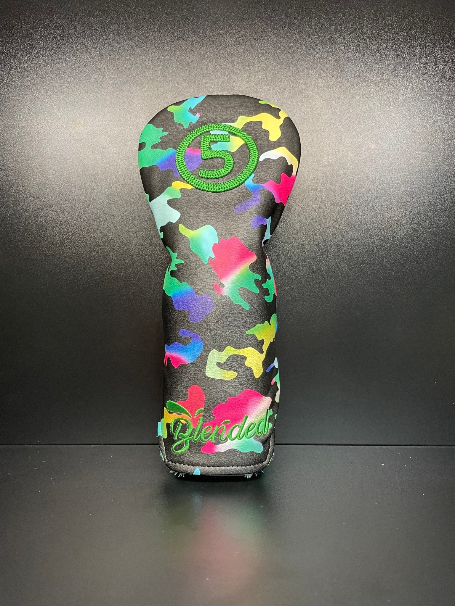 Colorful Camo Headcover - Black Girl Golf