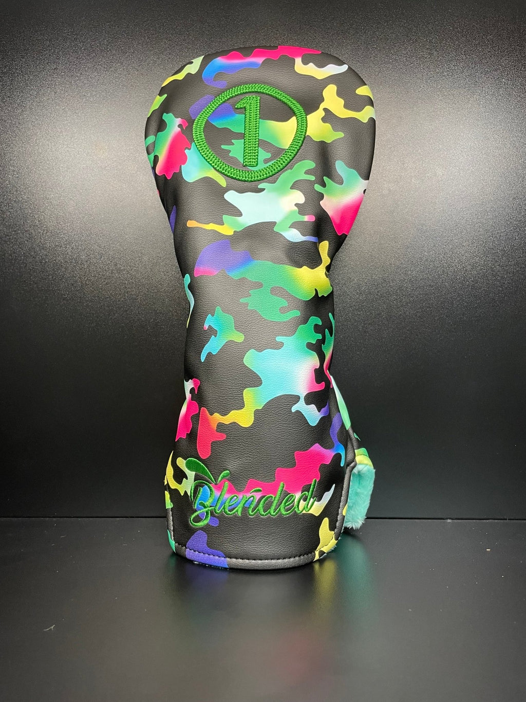 Colorful Camo Headcover - Black Girl Golf