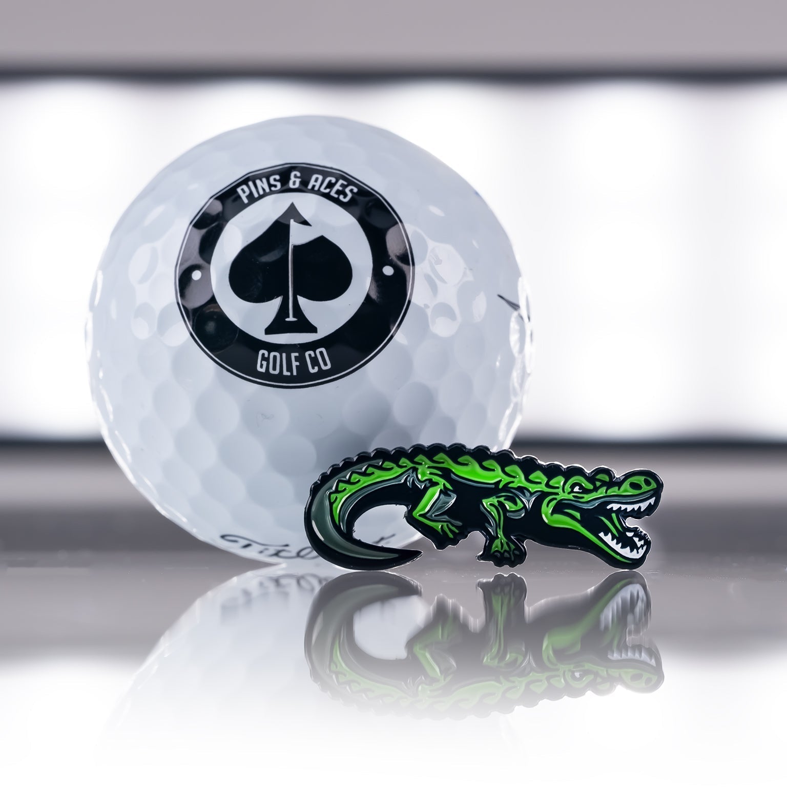 Crocodile Ball Marker - Black Girl Golf
