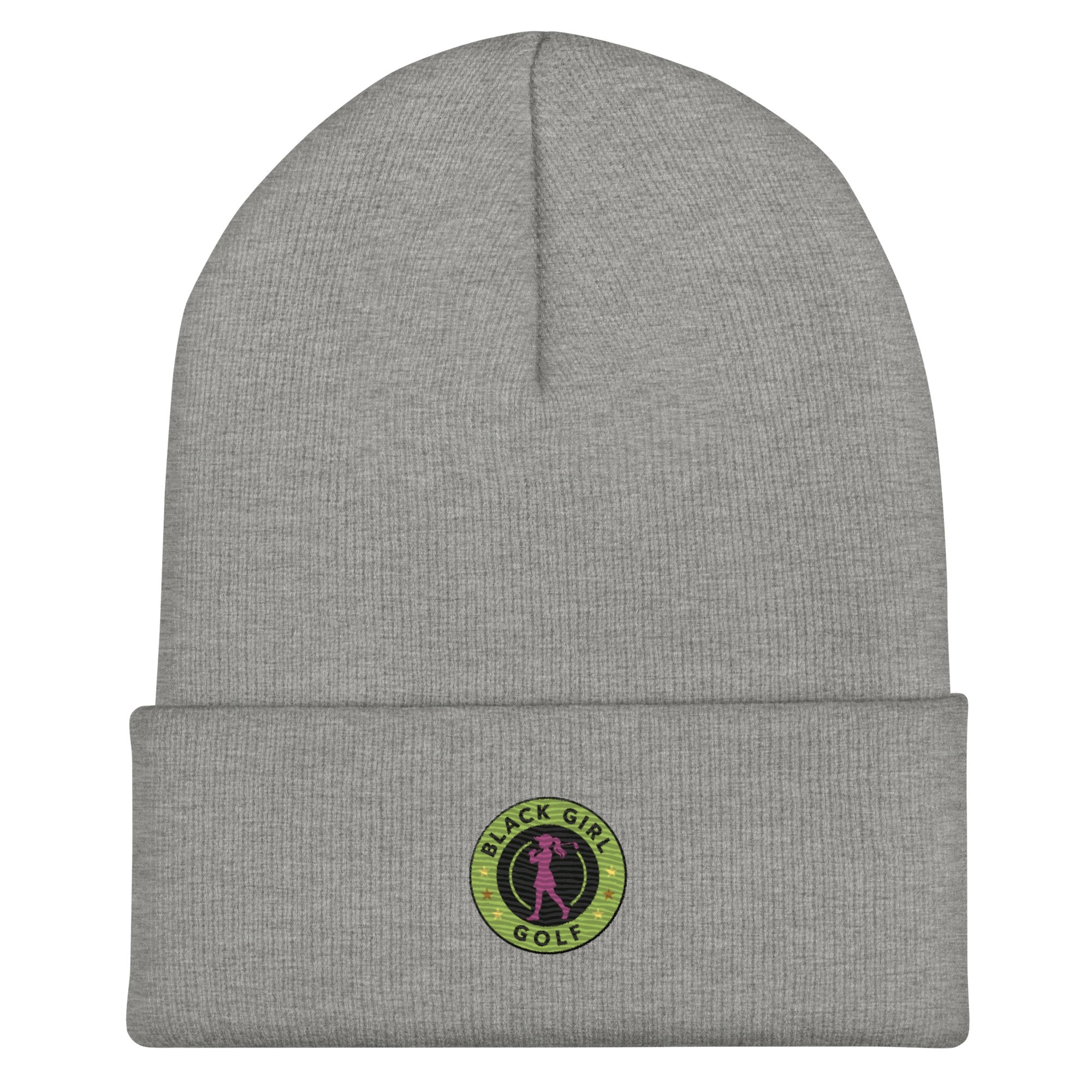 Cuffed Beanie - Black Girl Golf