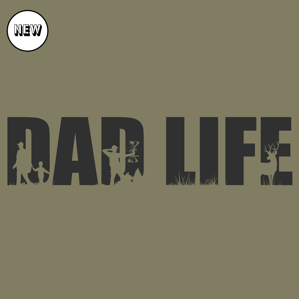"DAD LIFE" Tee - Black Girl Golf