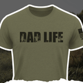 "DAD LIFE" Tee - Black Girl Golf