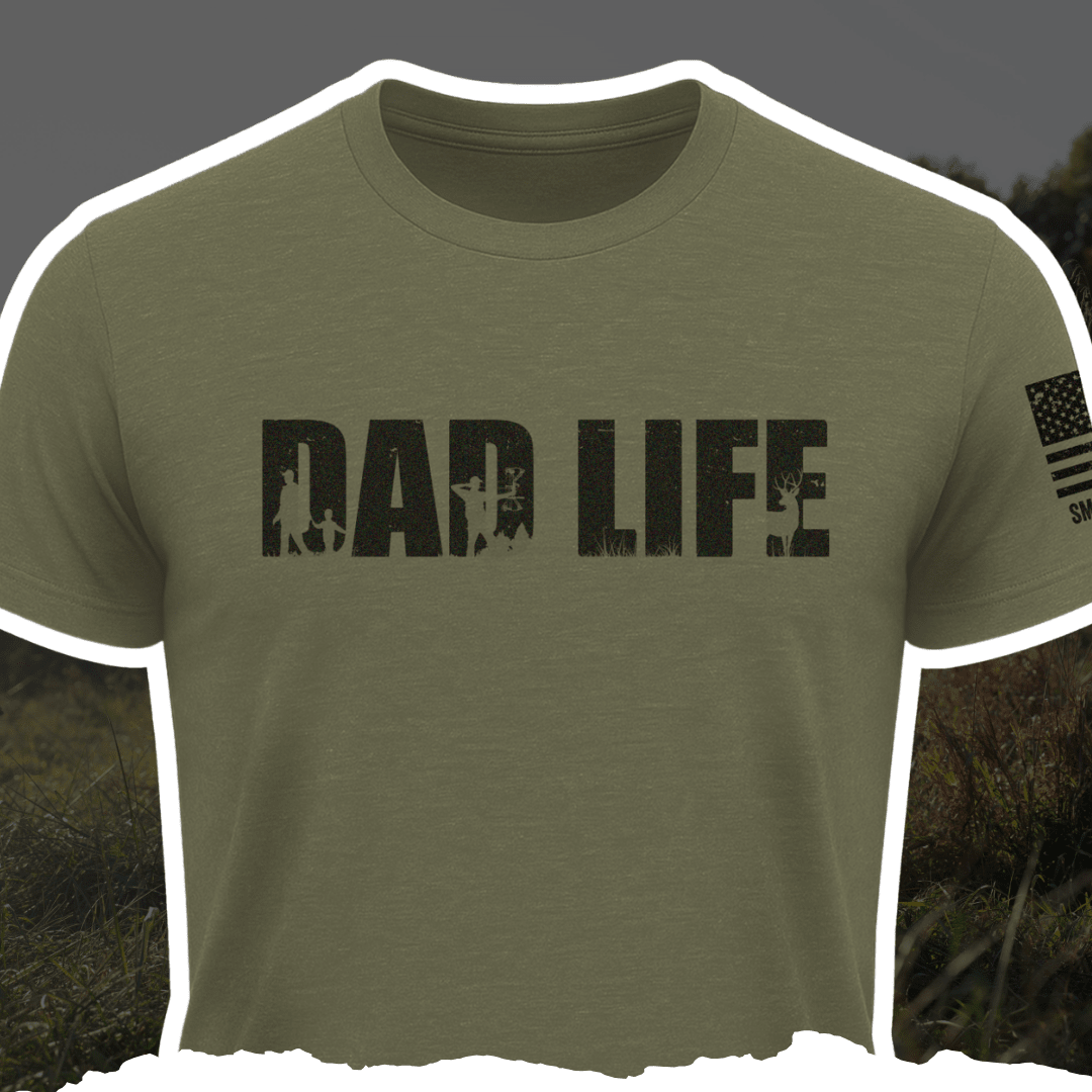 "DAD LIFE" Tee - Black Girl Golf